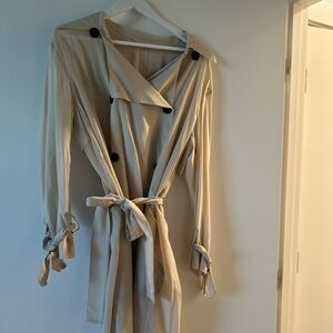 ALLSAINTS chiffon trench jacke